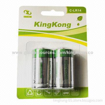 1.5V Alkaline Batteries with Discharge Time of 1,000 Minutes